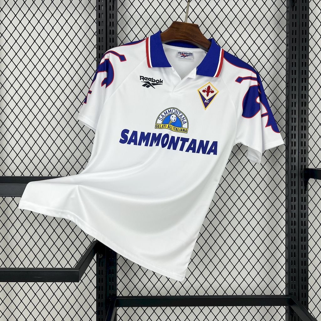 Camiseta retro de visitante de la Fiorentina 1995/96