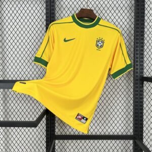Camiseta retro local de Brasil 1998