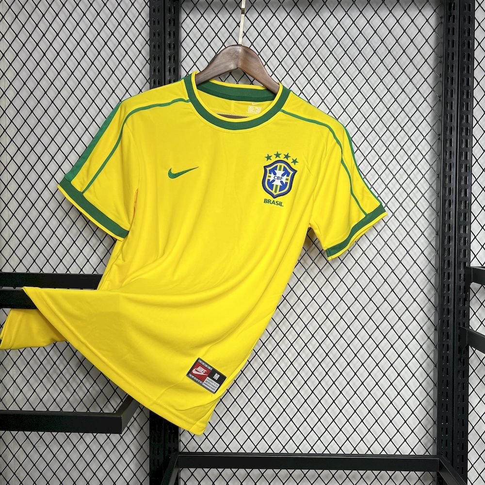 Camiseta retro local de Brasil 1998/2000