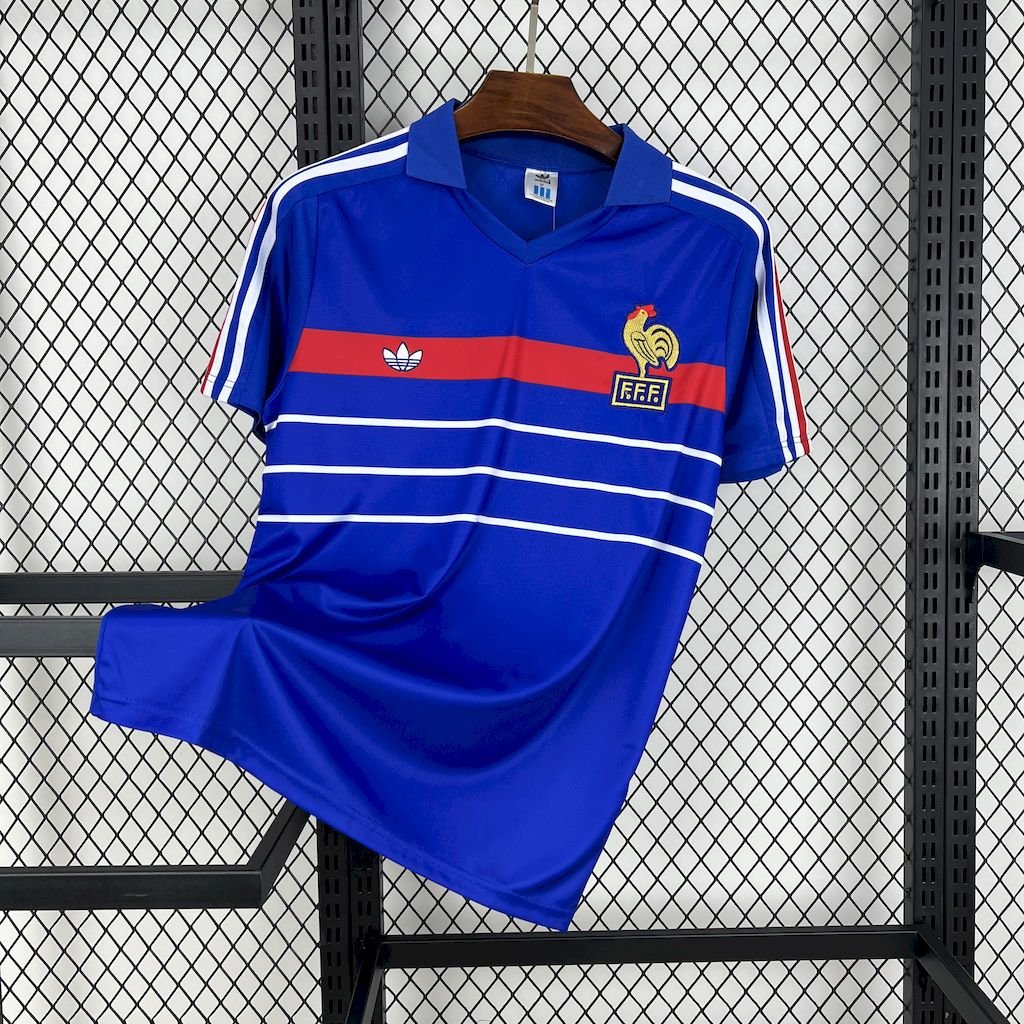 Camiseta retro local de Francia 1984