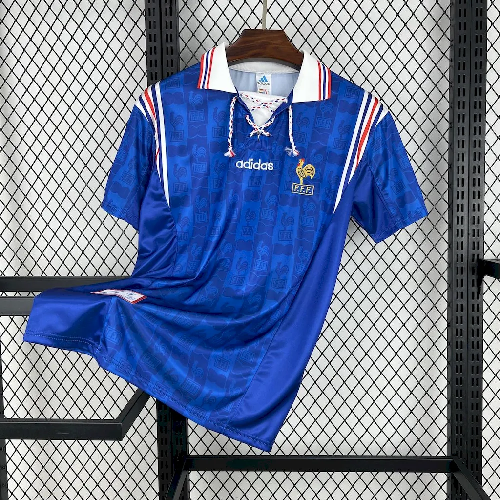 Camiseta retro local de Francia 1996