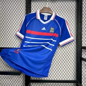 Camiseta retro local de la Copa Mundial de Francia 1998