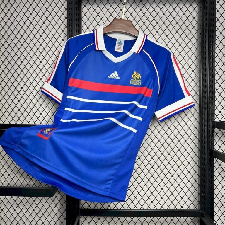 Camiseta retro local de la Copa Mundial de Francia 1998