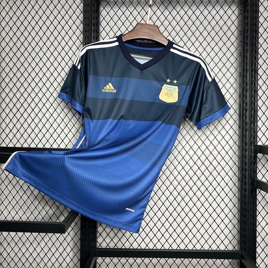 Camiseta retro visitante de Argentina 2014