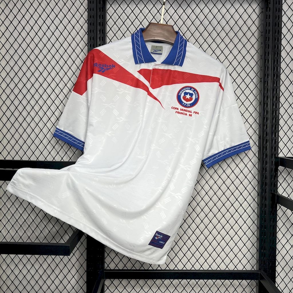 Camiseta retro visitante de Chile 1998