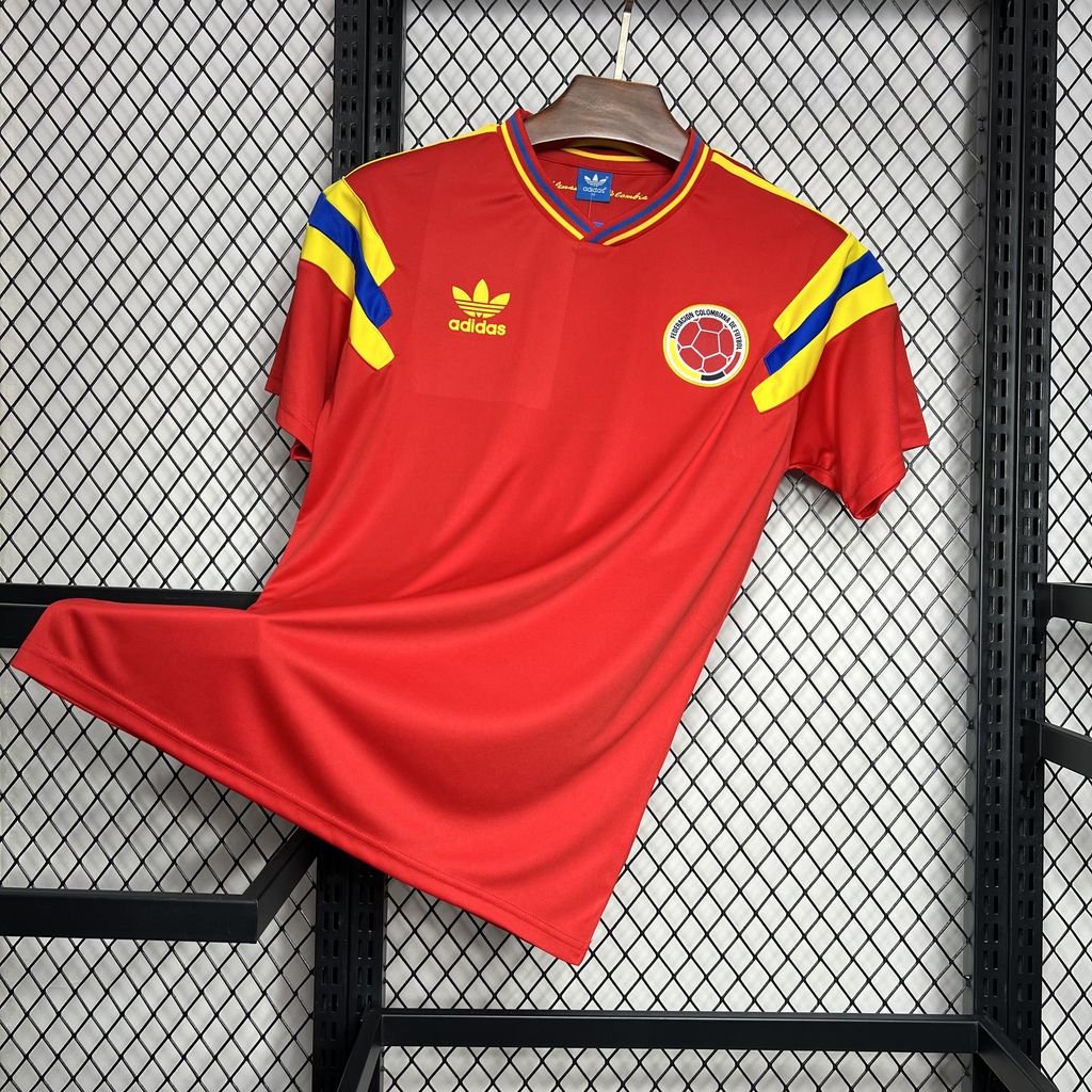 Camiseta retro visitante de colombia 1990
