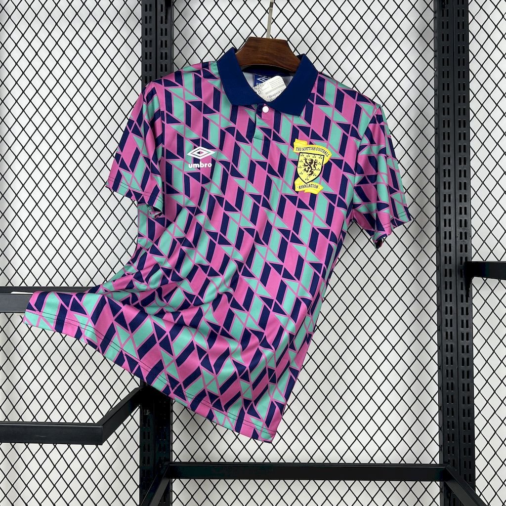 Camiseta retro visitante de Escocia 1988/89