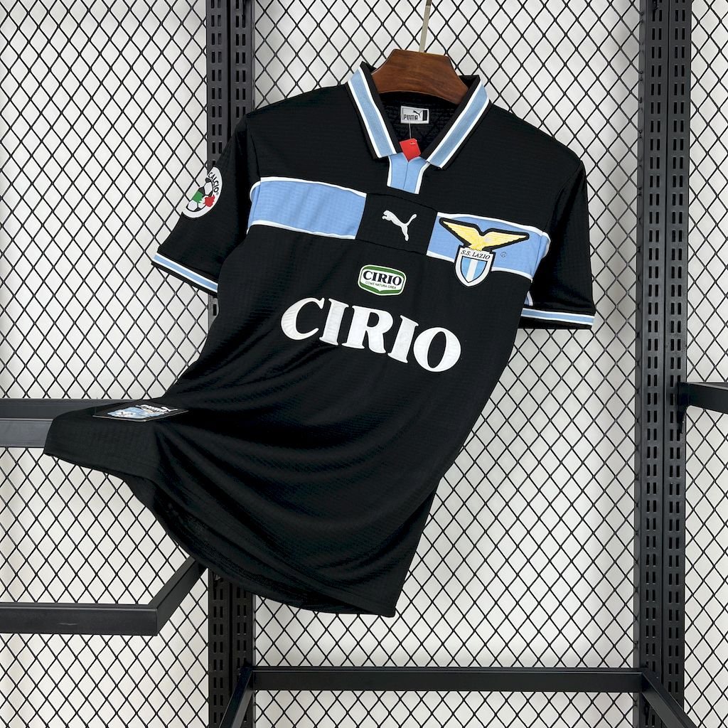 Camiseta retro visitante de la SS Lazio 1998/99 tercera equipacion