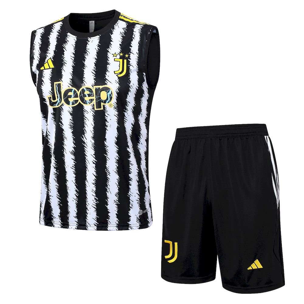 Camiseta sin mangas y pantalon corto unisex Juventus 2023/24 para adultos 8156