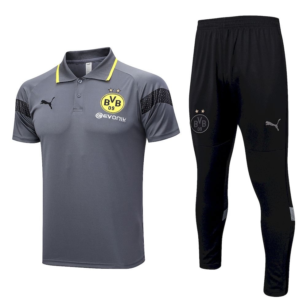 Conjunto de entrenamiento unisex Borussia Dortmund 2023/24 camiseta y pantalon 815467