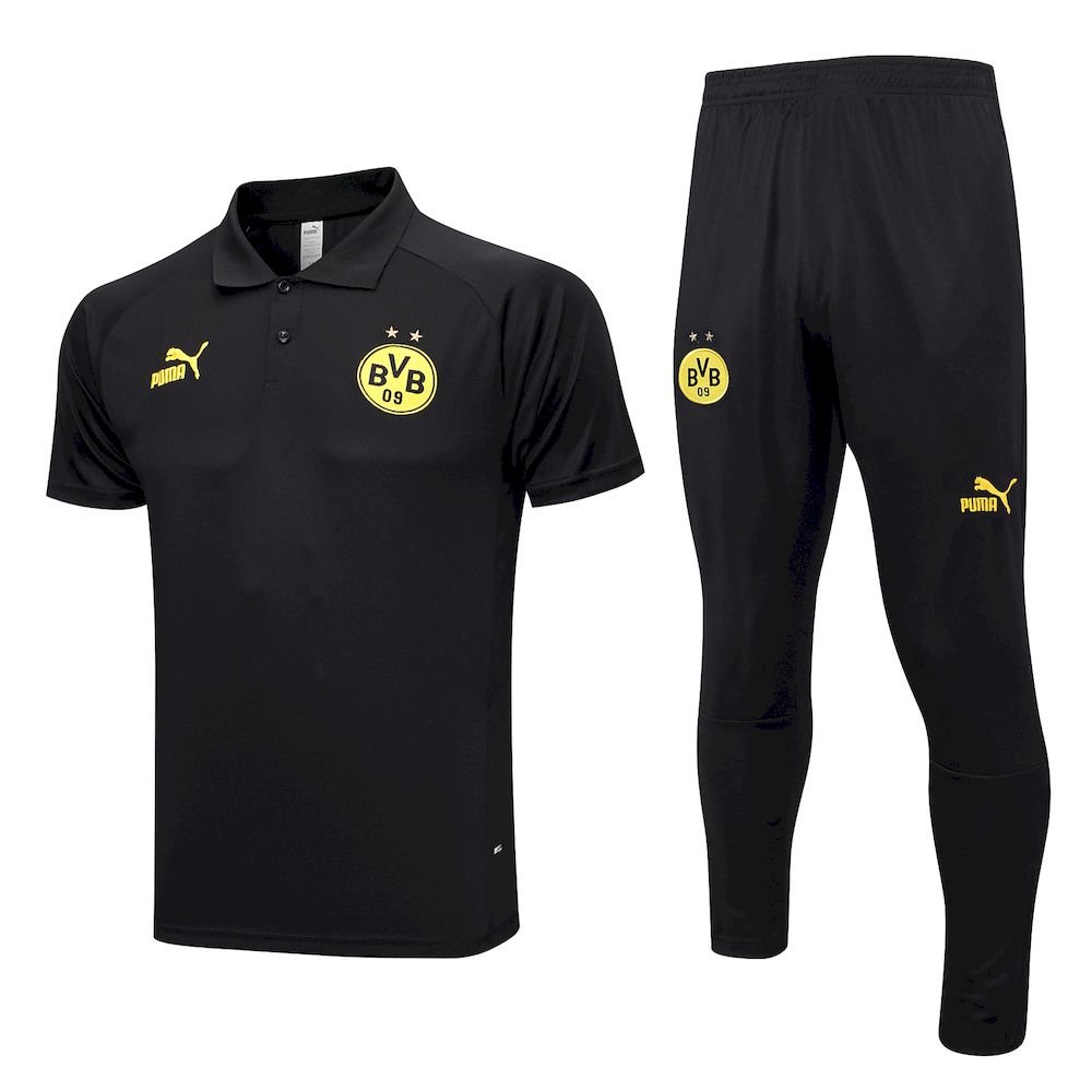 Conjunto de entrenamiento unisex Borussia Dortmund 2023/24 camiseta y pantalon 815672