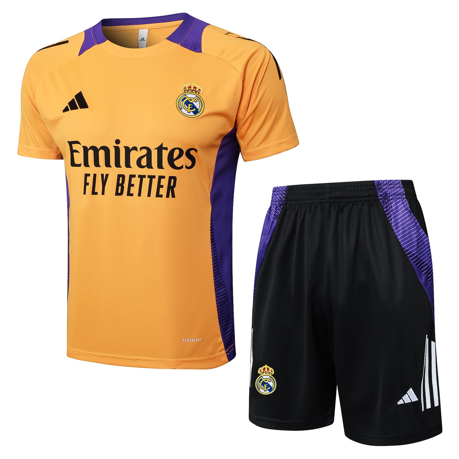 Conjunto de entrenamiento unisex Real Madrid 2024/25 para adulto camiseta pantalon corto 81567