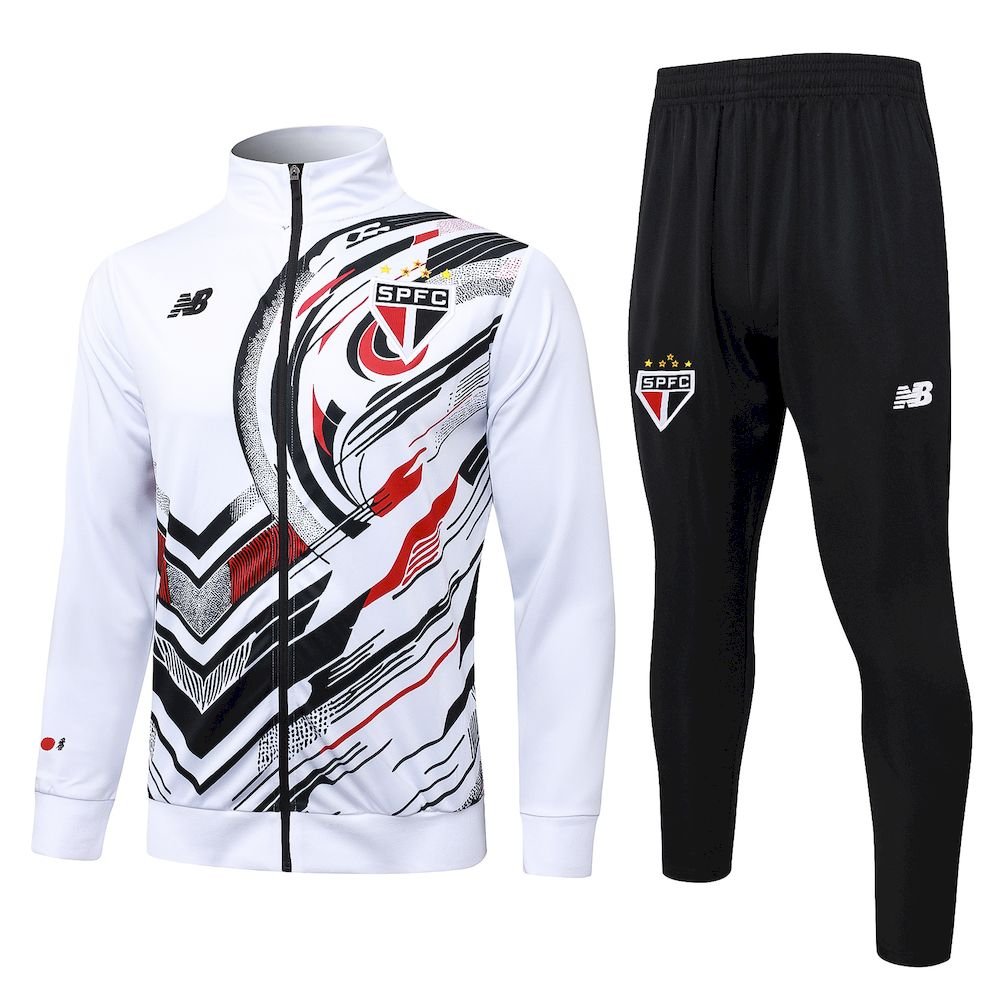 Conjunto de entrenamiento unisex Sao Paulo 2025/26 chaqueta y pantalon 815
