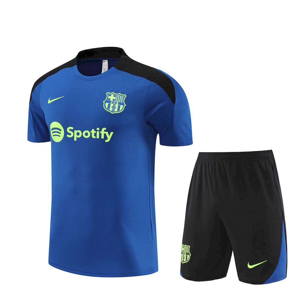Conjunto de entrenamiento unisex del FC Barcelona 2024/25 para adulto camiseta pantalon corto 14001
