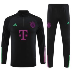 Conjunto unisex Bayern Munich 2023/24 de media cremallera sueter y pantalon 1400123