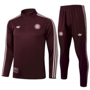 Conjunto unisex Bayern Munich 2025/26 de media cremallera sueter y pantalon 81544