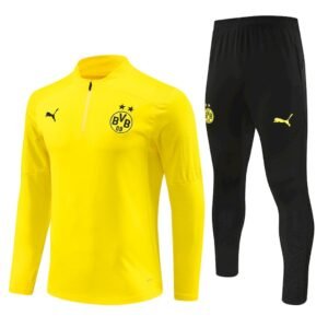 Conjunto unisex Borussia Dortmund 2024/25 de media cremallera jersey y pantalon 14001