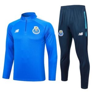 Conjunto unisex FC Porto New Balance 2023/24 de media cremallera sueter y pantalon 815