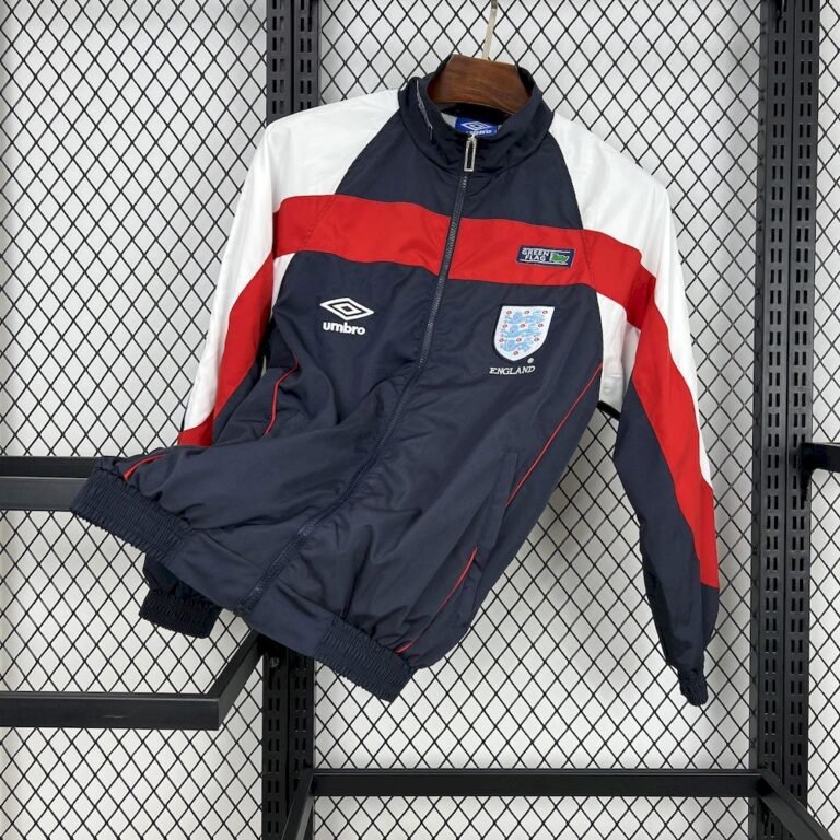 Cortavientos retro unisex Inglaterra 1998