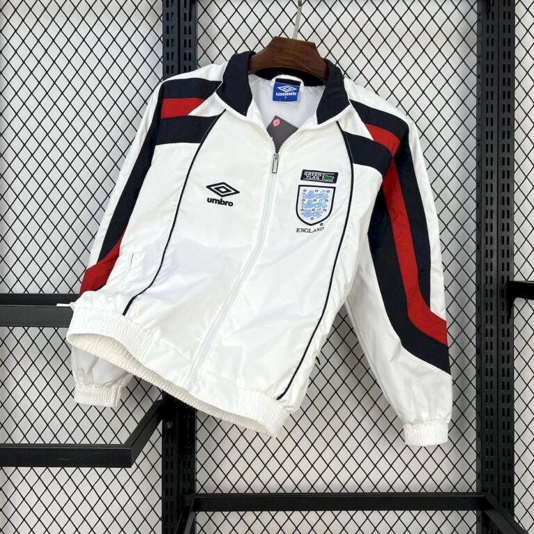 Cortavientos retro unisex Inglaterra 1998/2