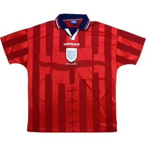 Camiseta retro de visitante de Inglaterra 1998 - Image 3