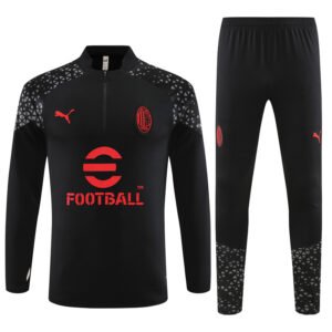 Sudadera y pantalón unisex AC Milan 2023/24 con media cremallera para adulto 140015