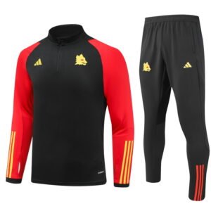 Sudadera y pantalón unisex AS Roma 2023/24 con media cremallera para adultos 902