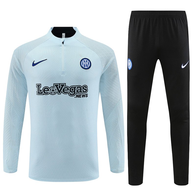 Sudadera y pantalón unisex Inter de Milán 2023/24 con media cremallera para adulto 140015
