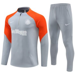 Sudadera y pantalón unisex Inter de Milán 2024/25 con media cremallera para adulto 140012