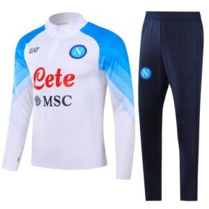 Sudadera y pantalón unisex Napoli 2023/24 para niños con media cremallera 902