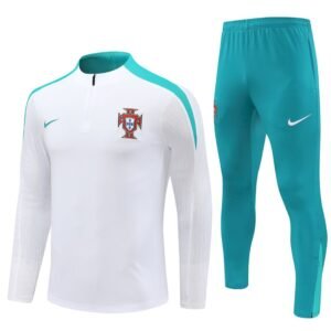Sudadera y pantalon unisex Portugal 2024/25 con media cremallera para adultos 14001