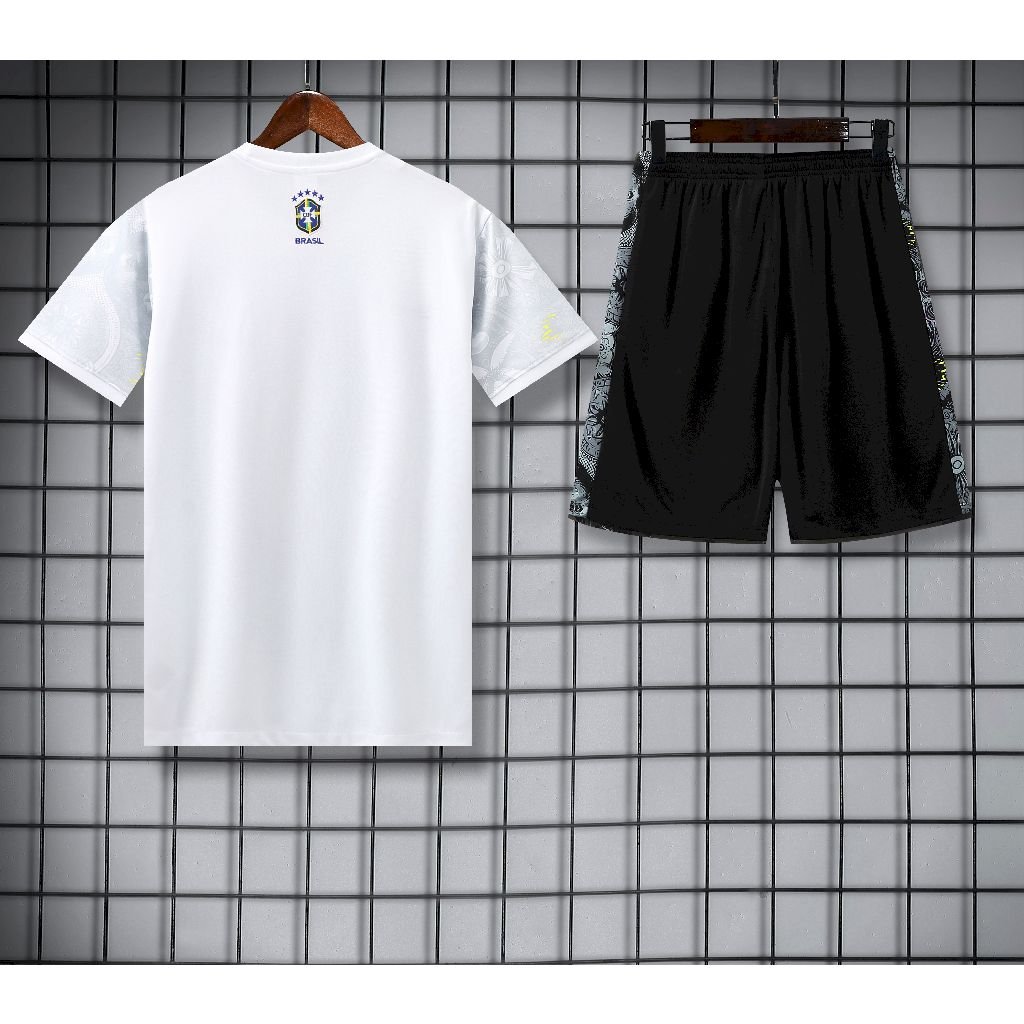 Camiseta de entrenamiento unisex Brasil 2025/26 para adultos pantalon corto 418 - Image 4