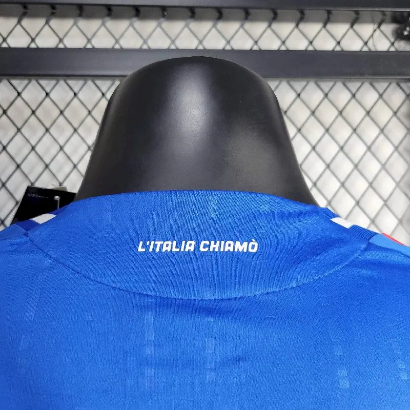 Camiseta de manga larga de local de Italia para la Eurocopa 2024/25 versión jugador - Image 6